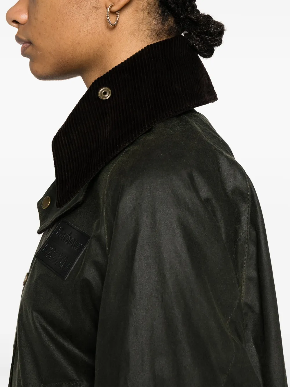 Barbour x Erdem Beauflower jack Groen