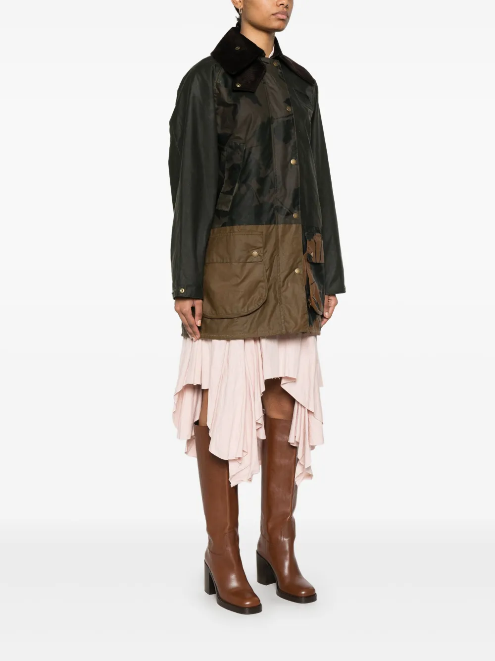 Barbour x Erdem Beauflower jack Groen