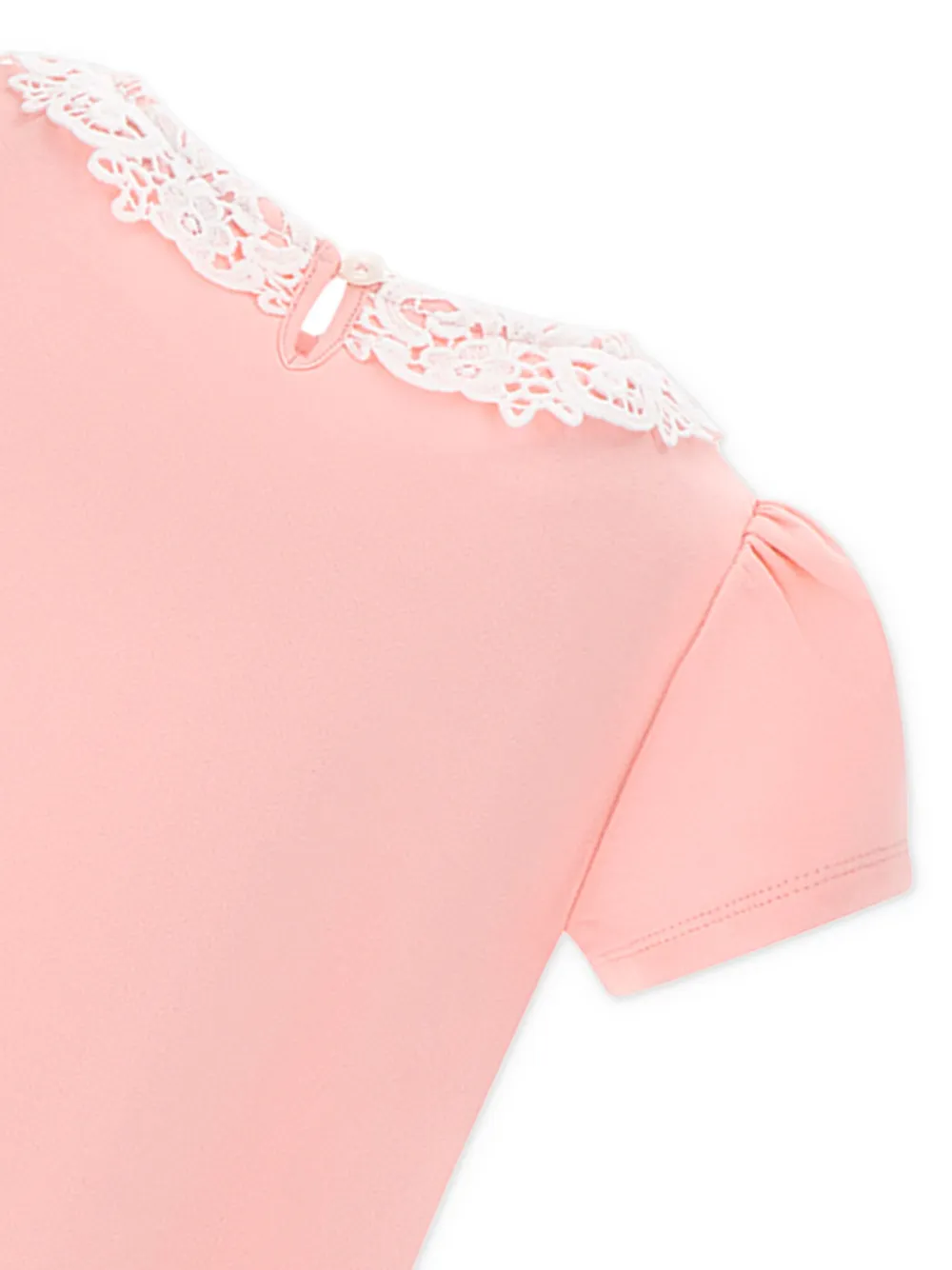 Moschino Kids Jurk met logoprint Roze