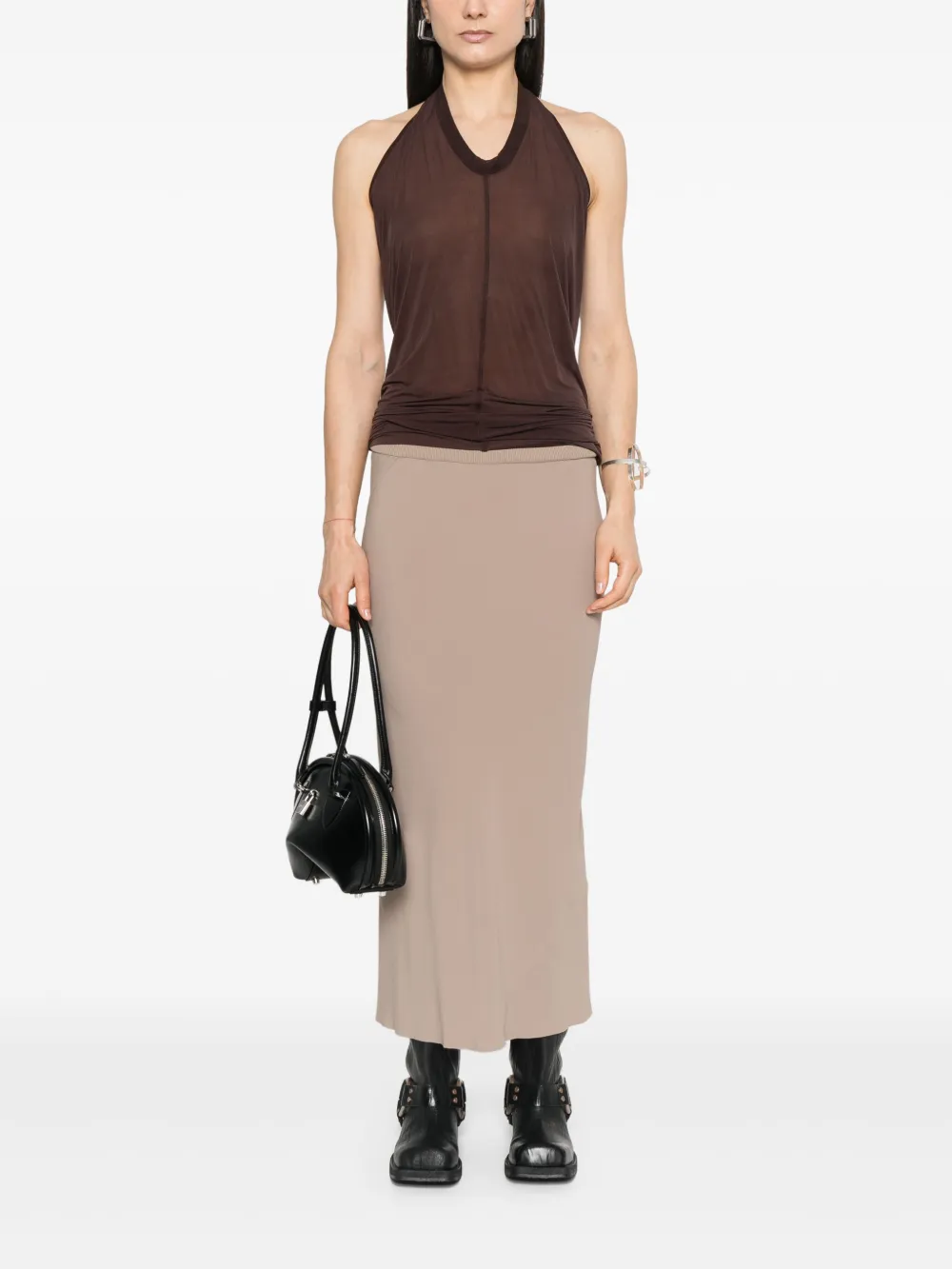 Rick Owens Halter T top - Bruin