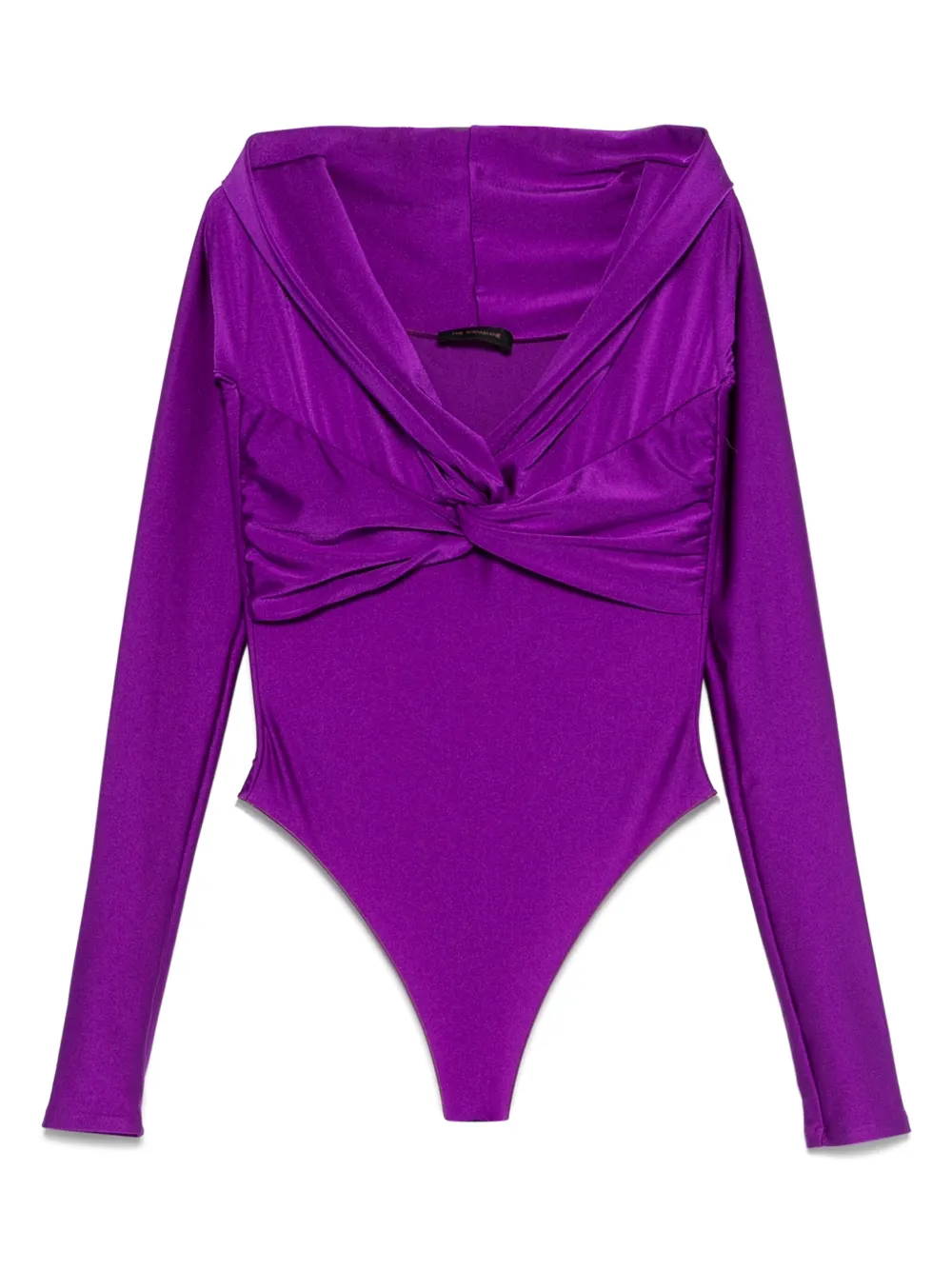 THE ANDAMANE body con hombros descubiertos | morado | Image 1