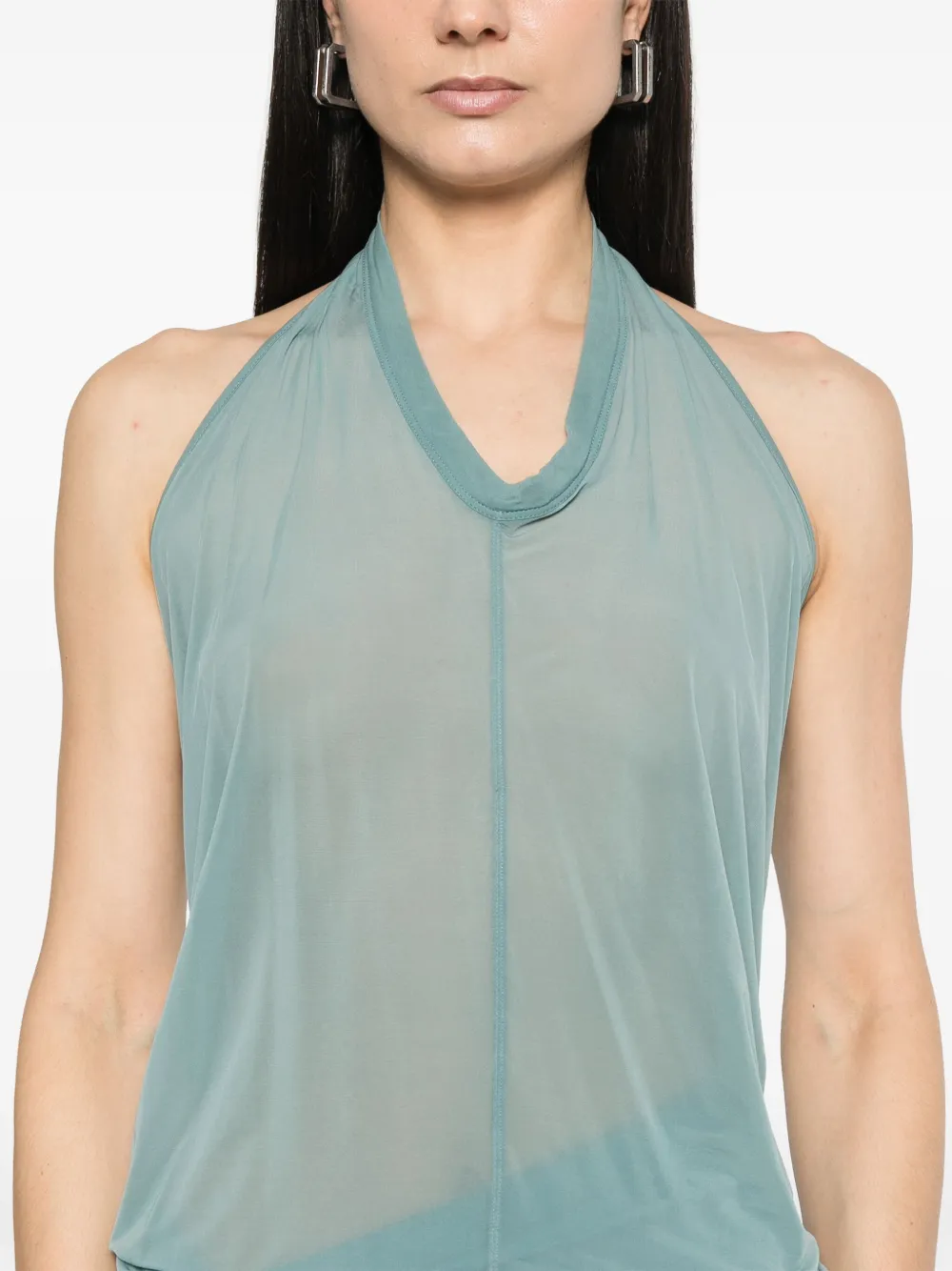 Rick Owens Halter T top Blauw