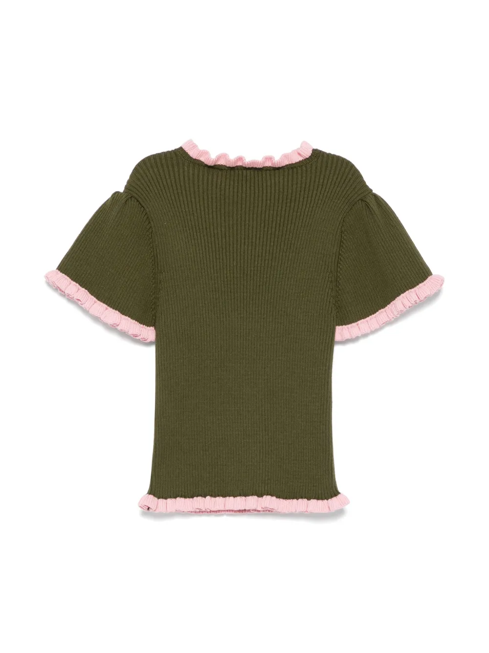 ETRO KIDS Top met ruches - Groen