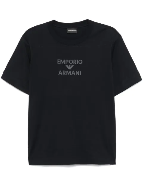 Emporio Armani playera con aplique del logo