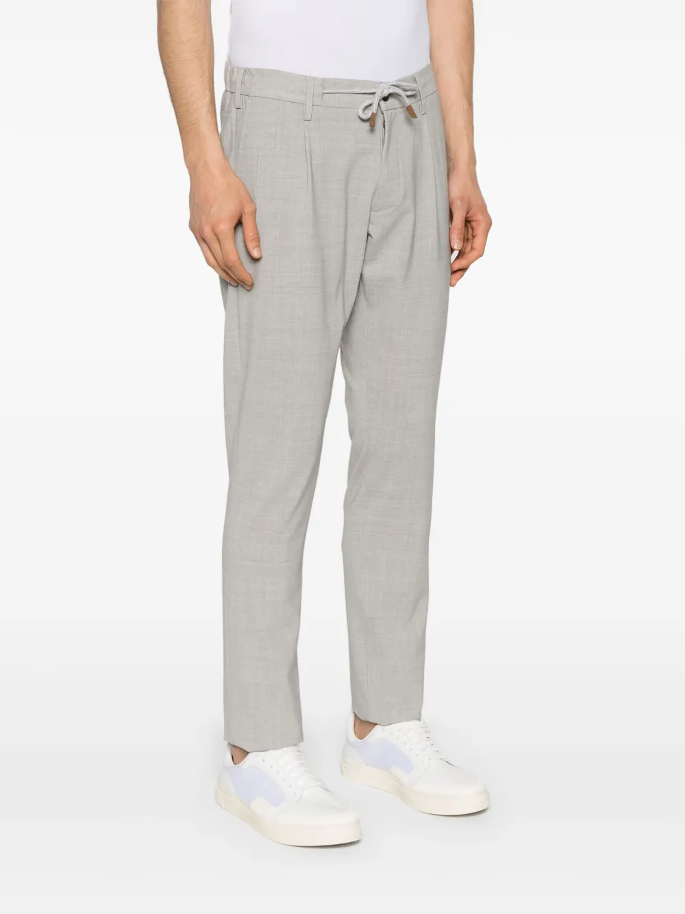 Eleventy Broek met gemêleerd-effect Grijs
