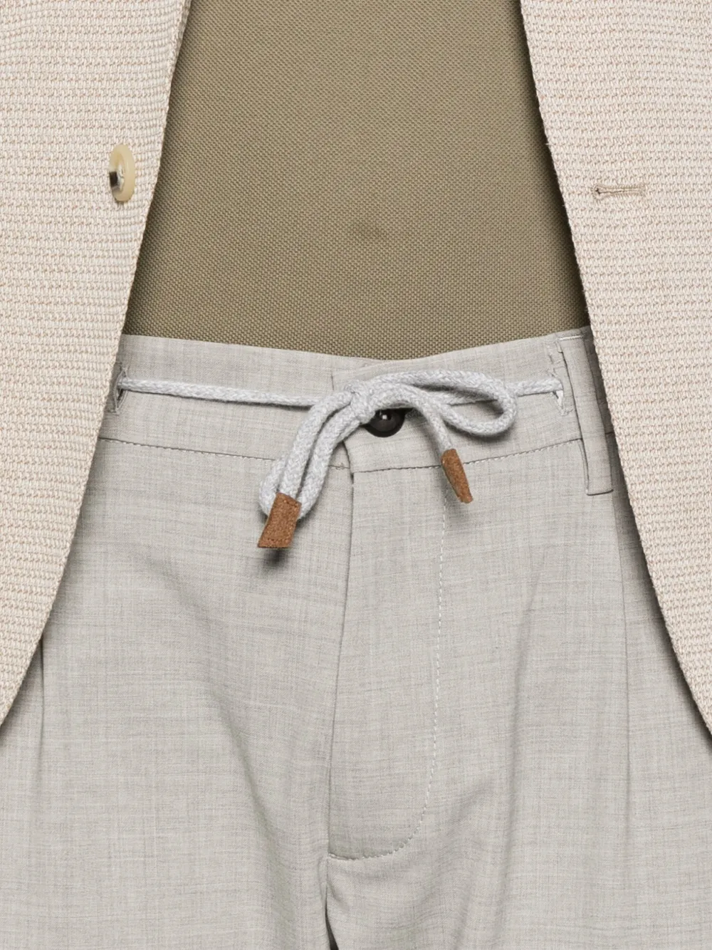 Eleventy Broek met gemêleerd-effect Grijs
