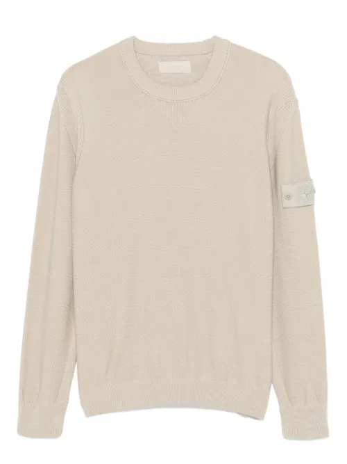Sweat en coton à patch Compass - Stone Island - Modalova