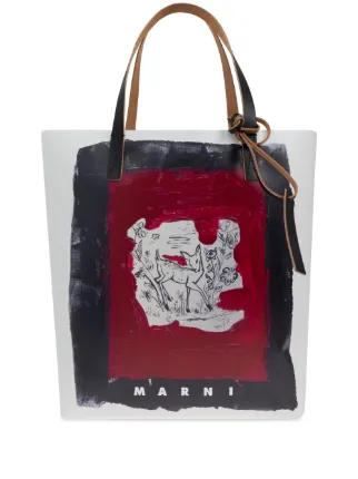 マルニ★ロゴプリント トートバッグ MARNI マルニ ロゴプリント トートバッグ (MARNI/トートバッグ