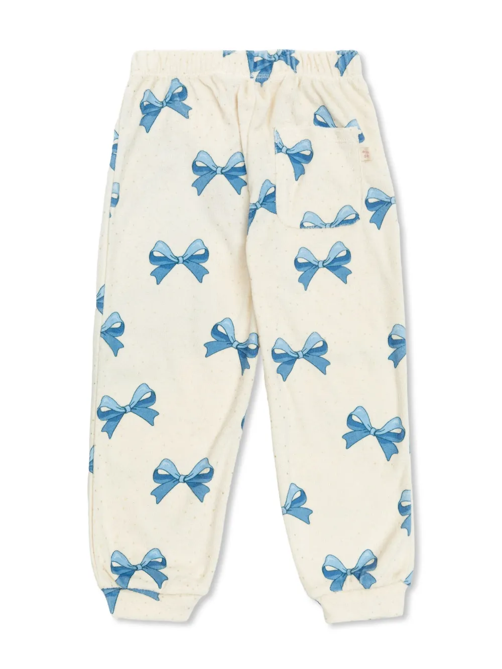 Konges Sløjd bow-print trousers - Beige