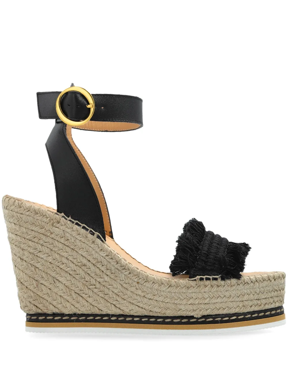 Odissì wedge espadrilles Black