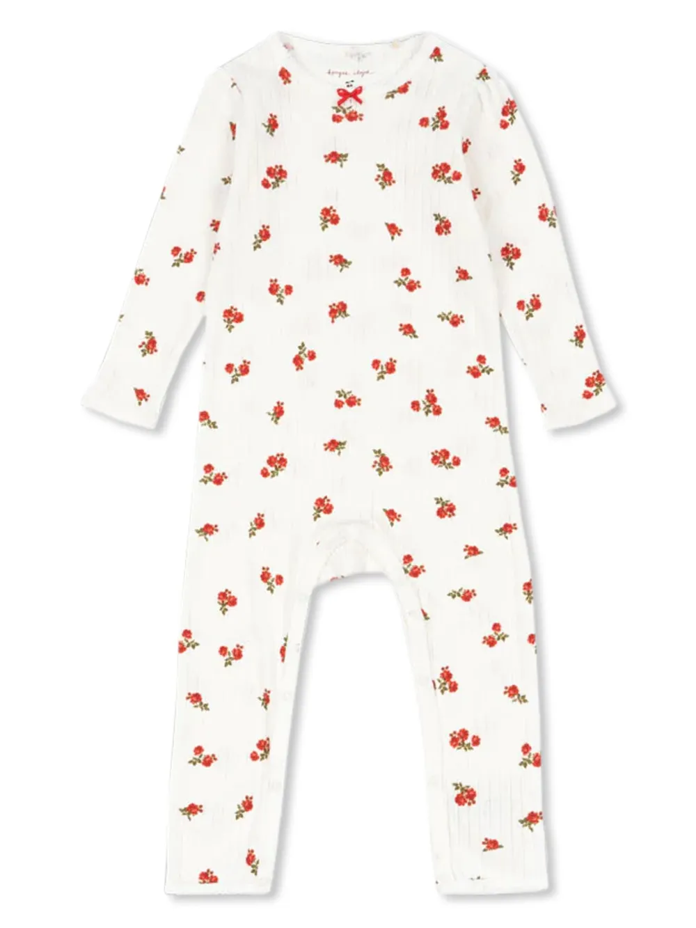 Konges Sløjd jumpsuit en algodón orgánico | blanco | Image 1