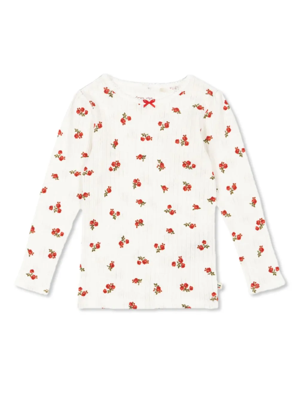 Konges Sløjd floral-embroidered top | White | Image 1