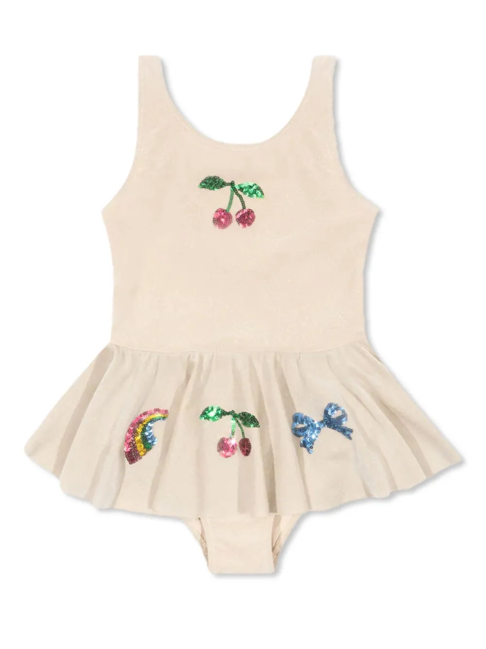 Konges Sløjd sequin-embellished swimsuit | Neutrals | Image 1
