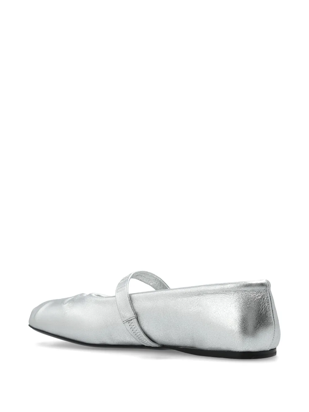 Marni metallic ballerina shoes Silver