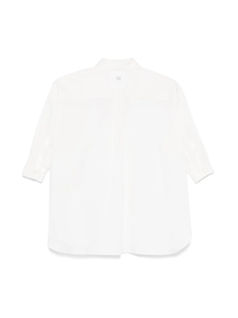 Douuod Kids Button-up jurk - Wit