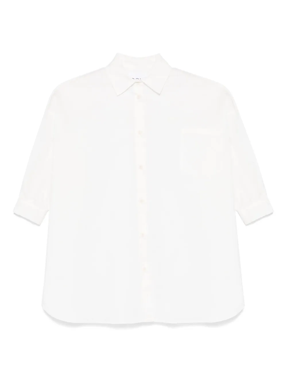 Douuod Kids Button-up jurk Wit