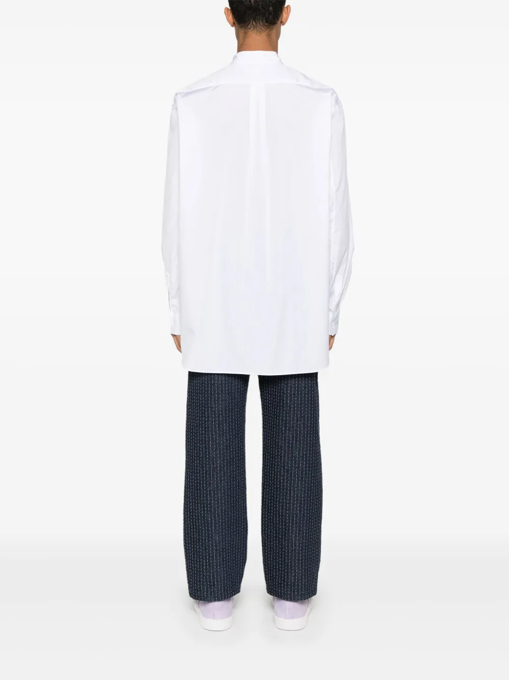 Comme Des Garçons Shirt x Medicom Toy overhemd met logoprint Wit