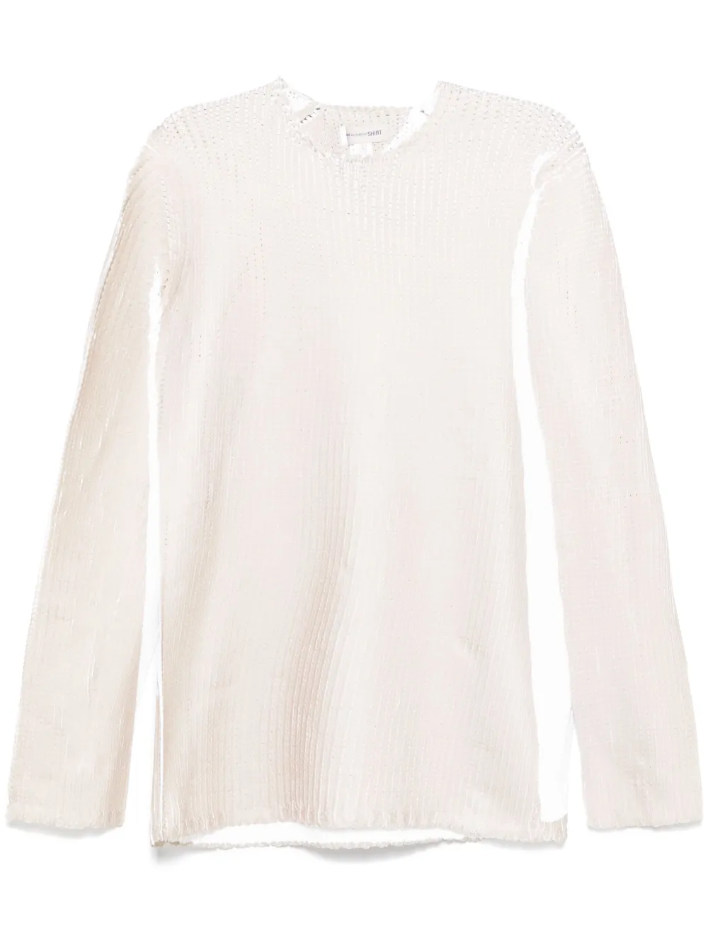 Comme Des Garçons Shirt Grofgebreide trui Beige