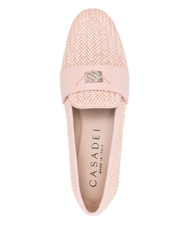 Mocassins Casadei Pointure 36.5 – Velours Multicolore, Très Bon État, Occasion