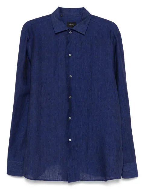 Brioni camisa de lino