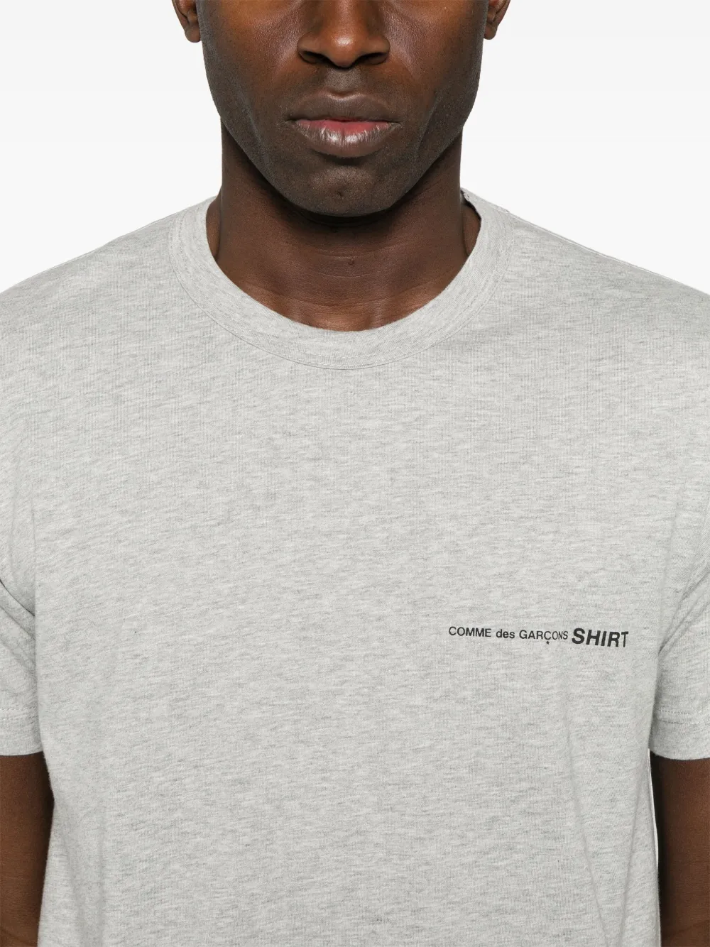 Comme Des Garçons Shirt T-shirt met logoprint Grijs