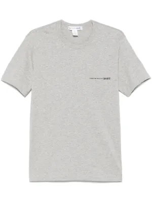 Comme Des Garçons Shirt フラワーグラフィック Tシャツ | グレー