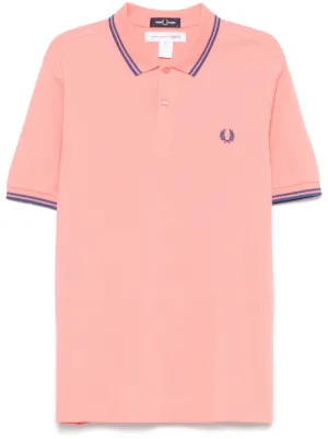 Comme Des Garçons Shirt x Fred Perry ポロシャツ | ピンク | FARFETCH JP