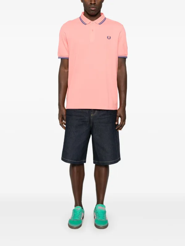Comme des Garçons SHIRT x Fred Perry ポロ Comme Des Garçons Shirt Camisa Polo x Fred Perry Com Logo