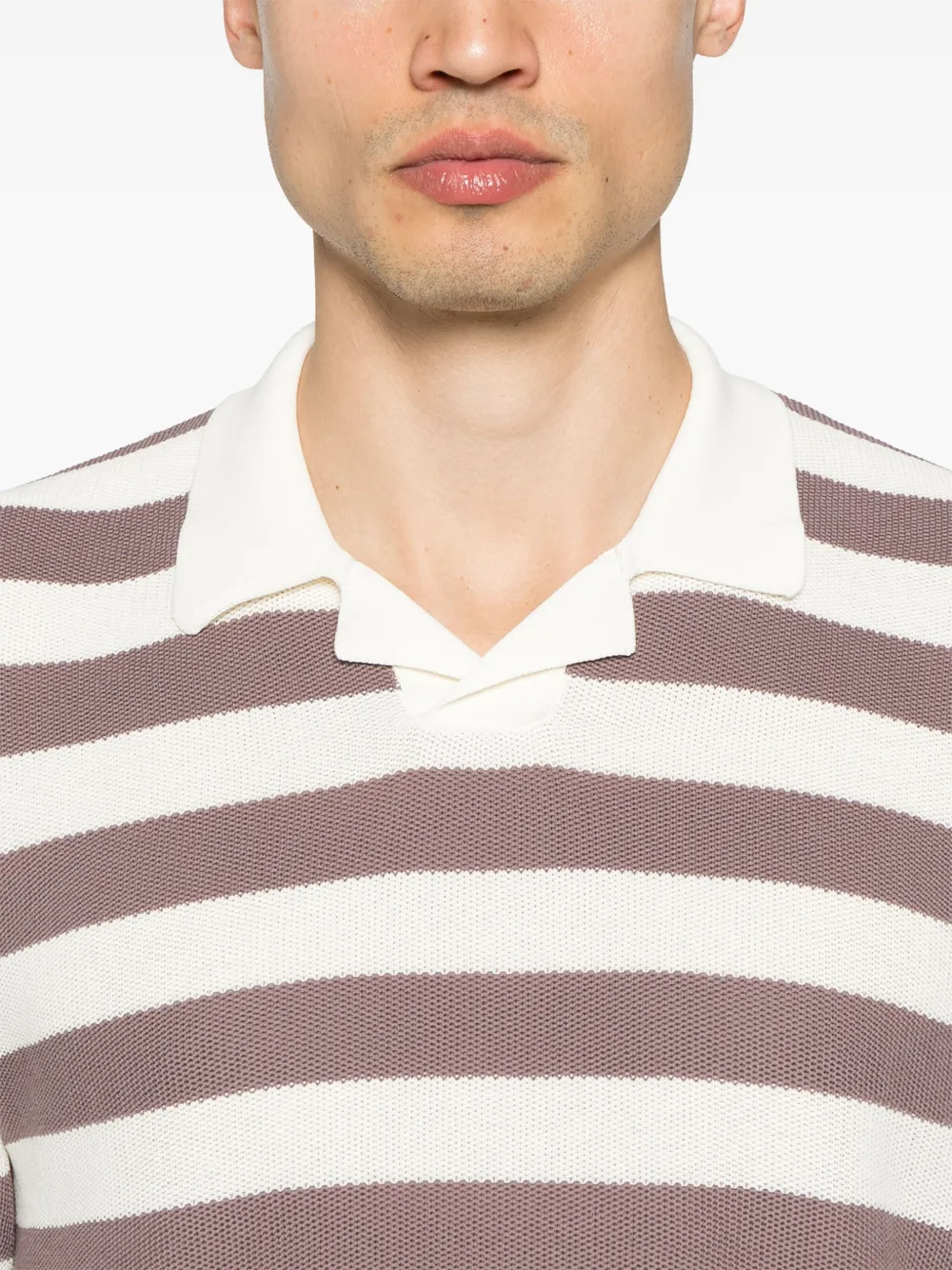 Eleventy Gestreepte top Beige