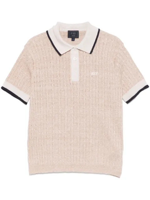 Fay Kids knitted polo shirt