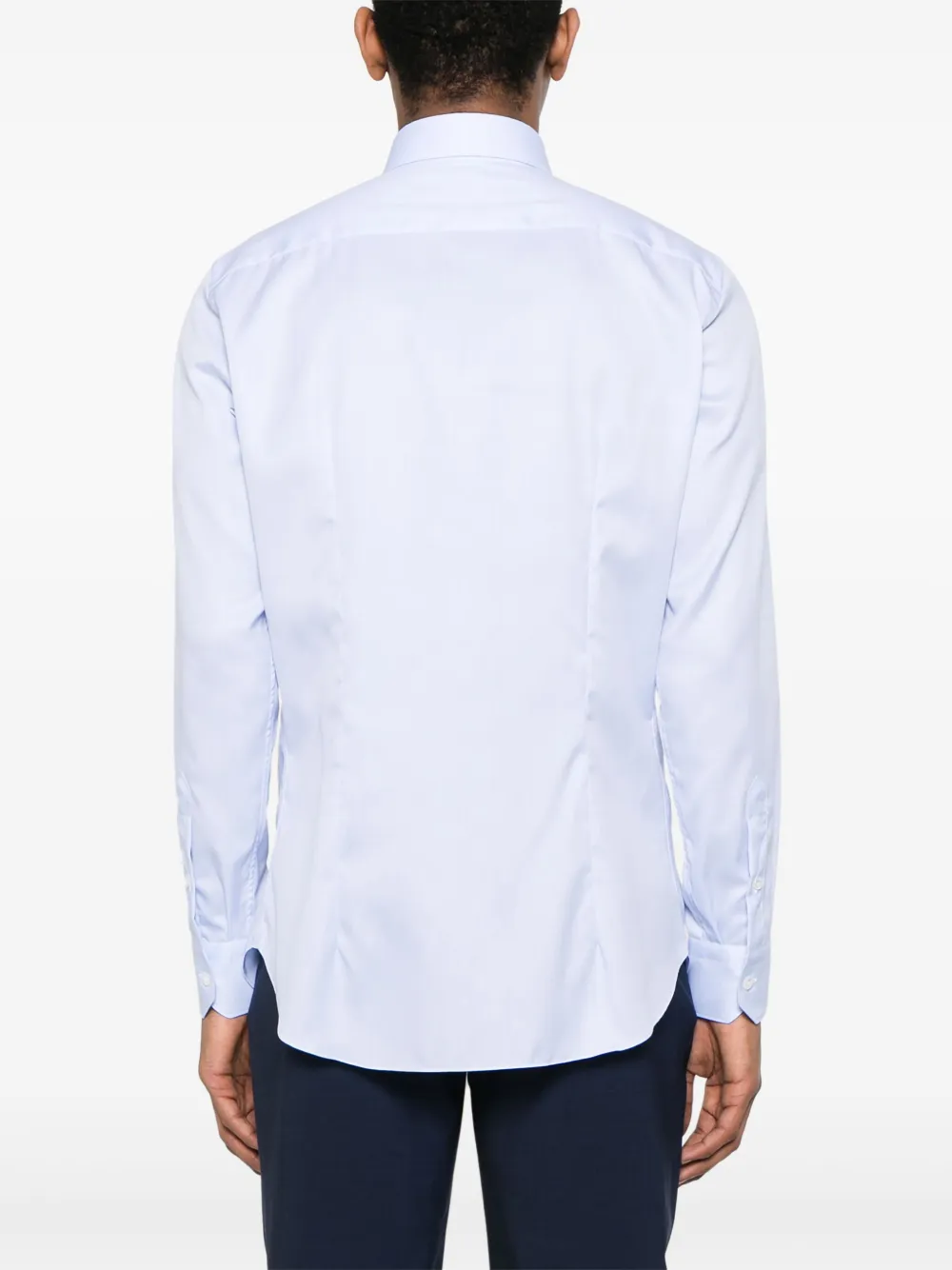Brioni Katoenen overhemd Blauw