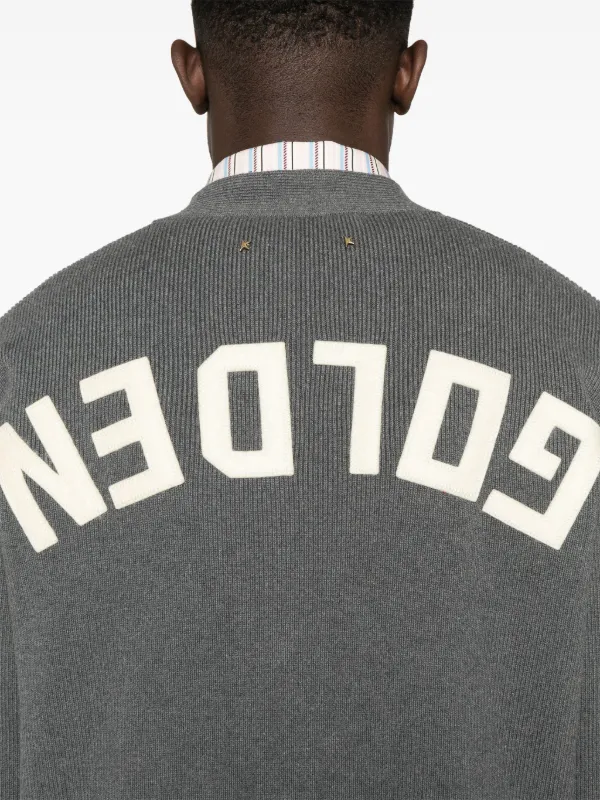 Golden Goose ロゴアップリケ カーディガン | グレー | FARFETCH JP