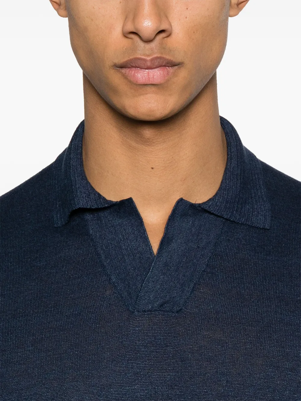 Tagliatore Keith T-shirt Blauw