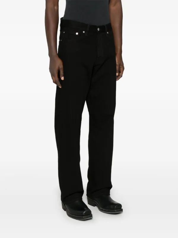 Sunflower Dess straight-leg Jeans | Black | FARFETCH
