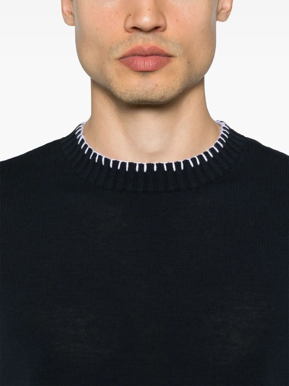 Eleventy T-shirt met ronde hals Blauw