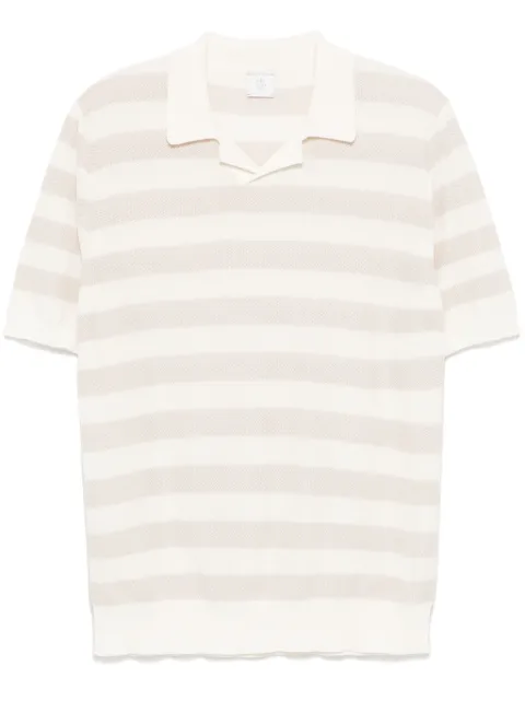 Eleventy striped polo shirt