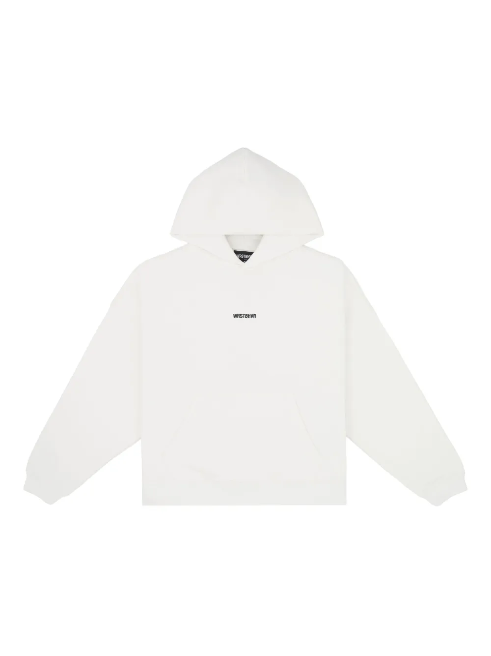 WRSTBHVR logo-print hoodie - Wit