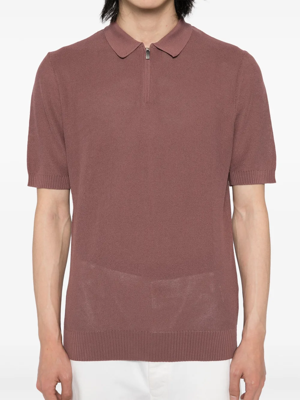Eleventy Poloshirt Rood