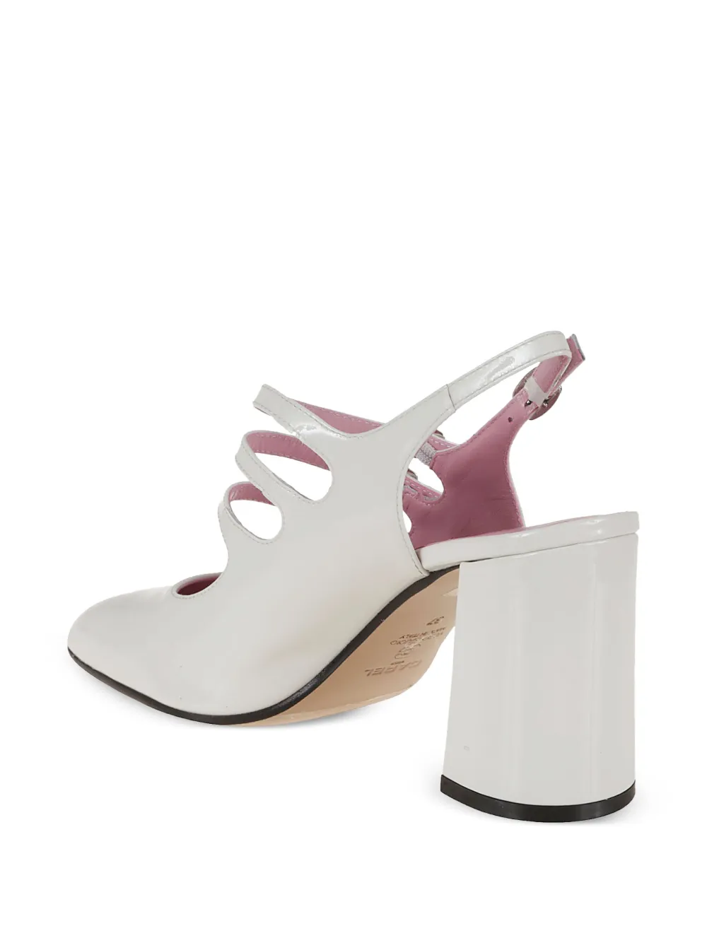 Carel Paris 85mm Promise pumps White