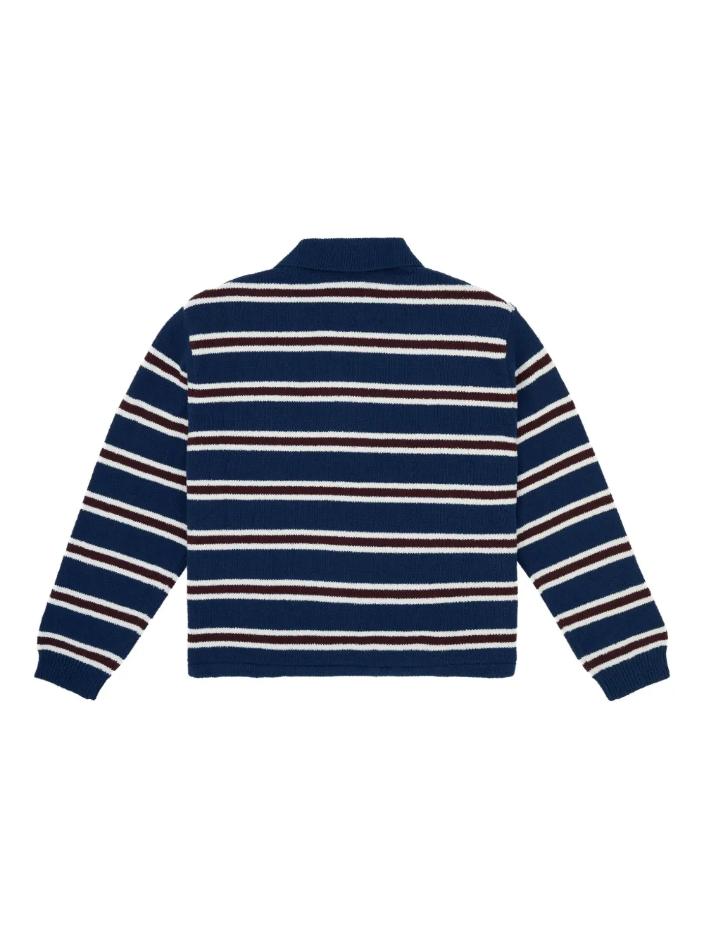 WRSTBHVR striped polo shirt - Blauw