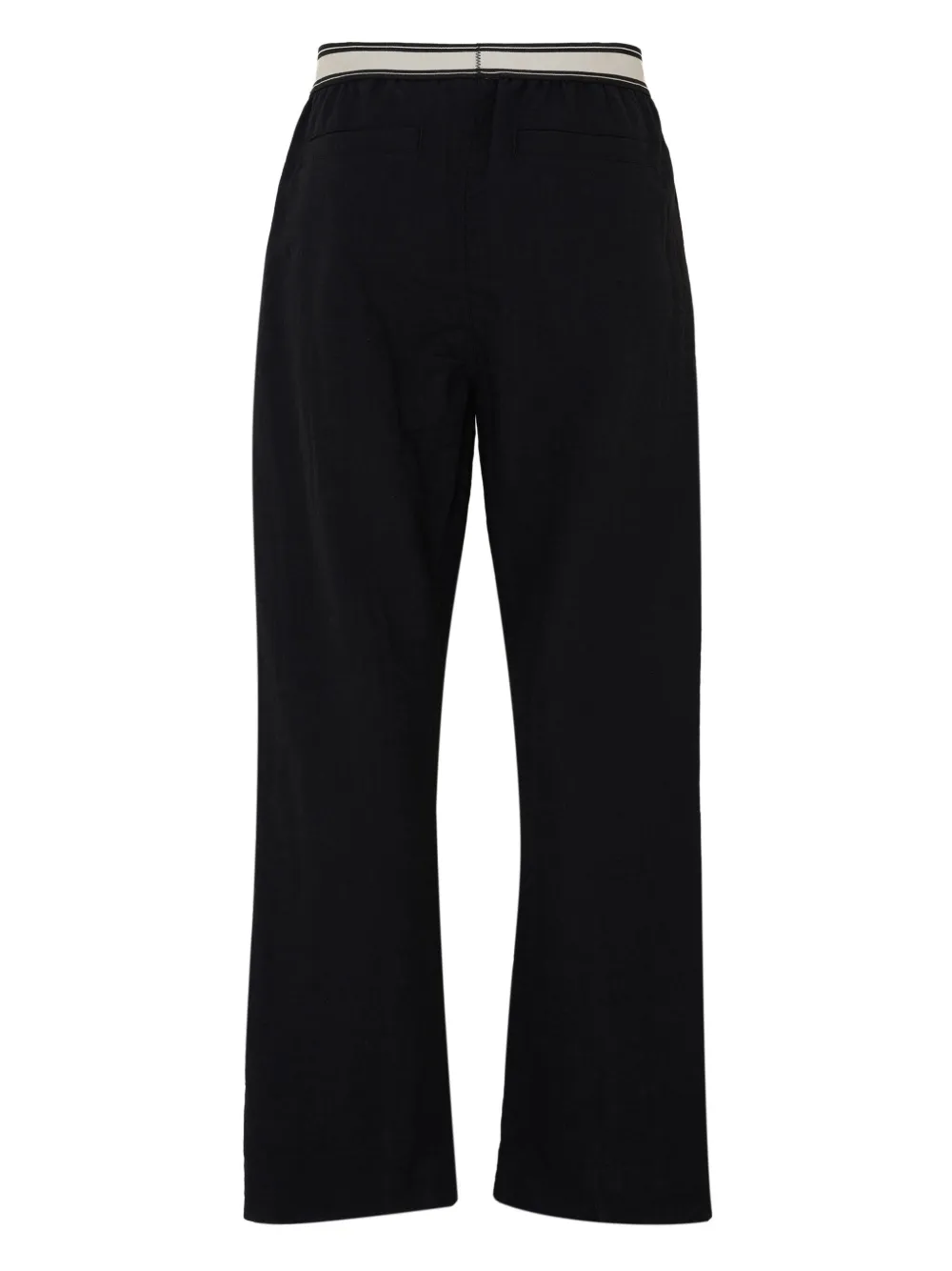 WRSTBHVR logo-waistband track pants - Zwart