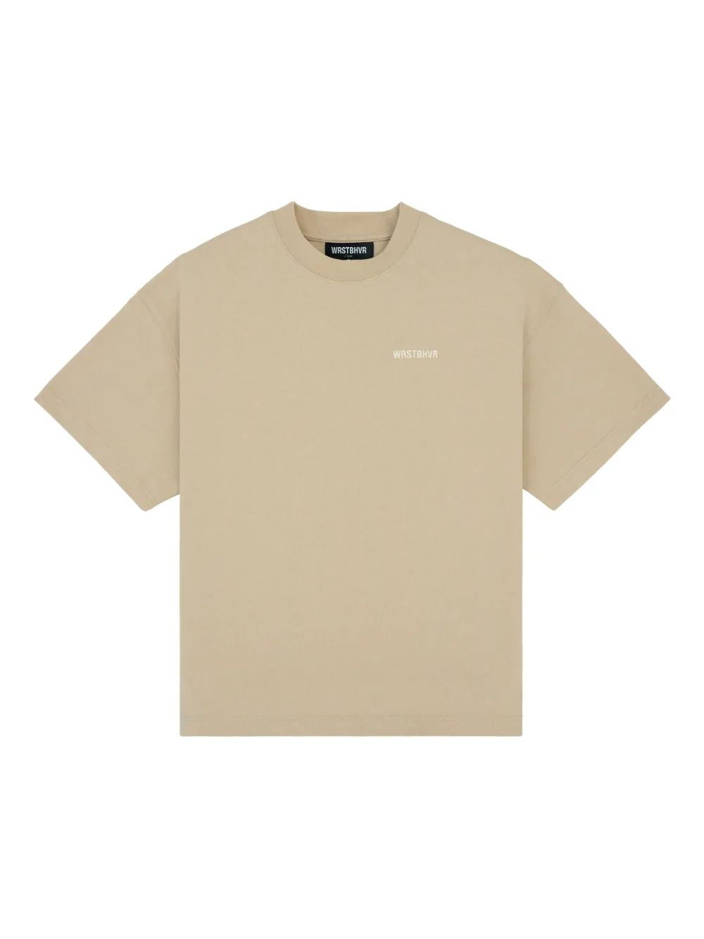 Shop Wrstbhvr Logo-print T-shirt In Neutrals