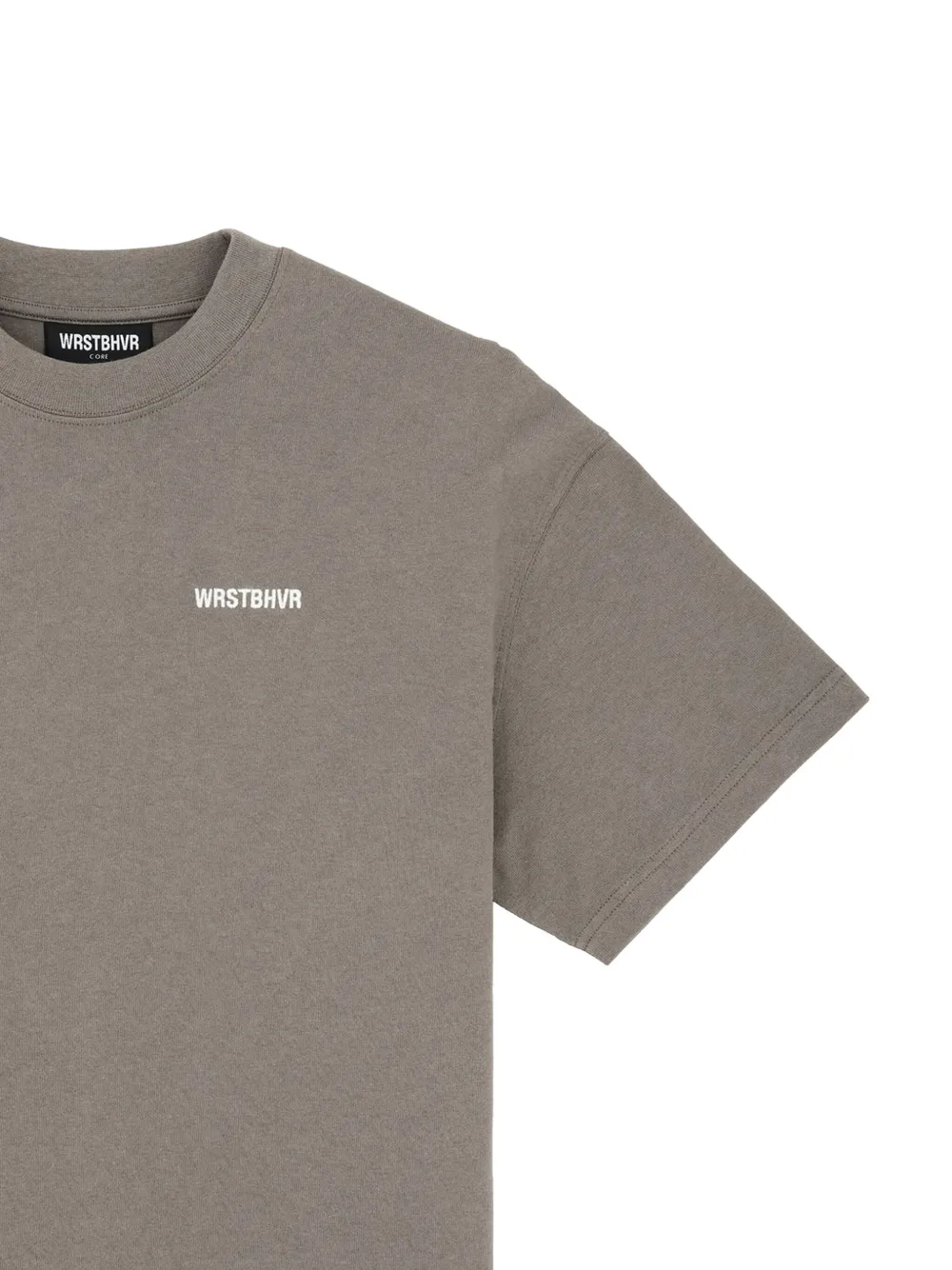 WRSTBHVR logo-print T-shirt - Grijs