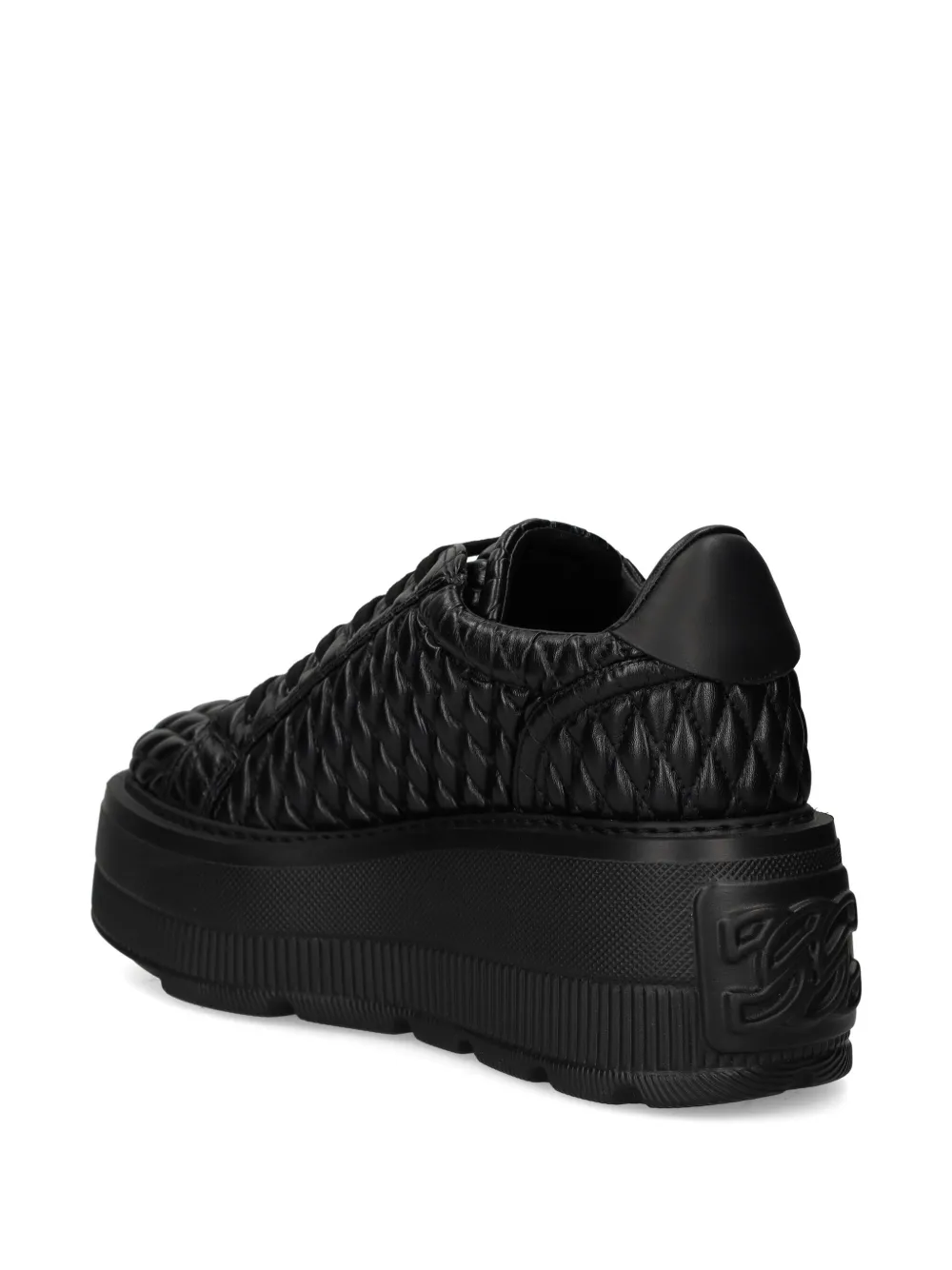 Casadei quilted trainers Black