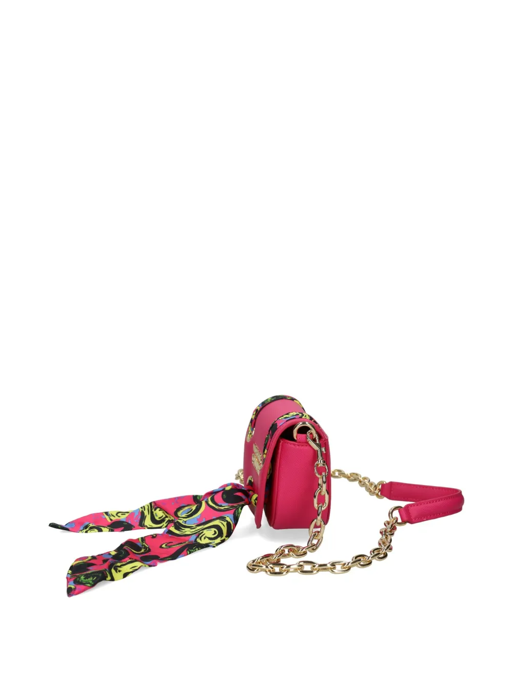 Versace Jeans Couture Schoudertas met barokprint Roze