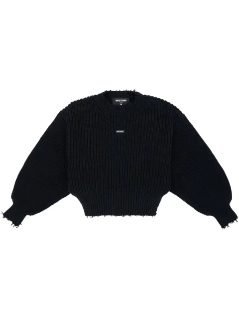 WRSTBHVR logo-patch jumper 