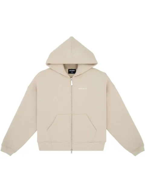WRSTBHVR logo-print hoodie 
