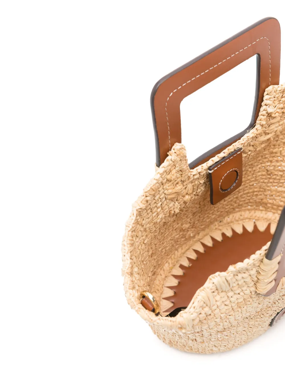 STAUD Shirley kleine shopper Beige