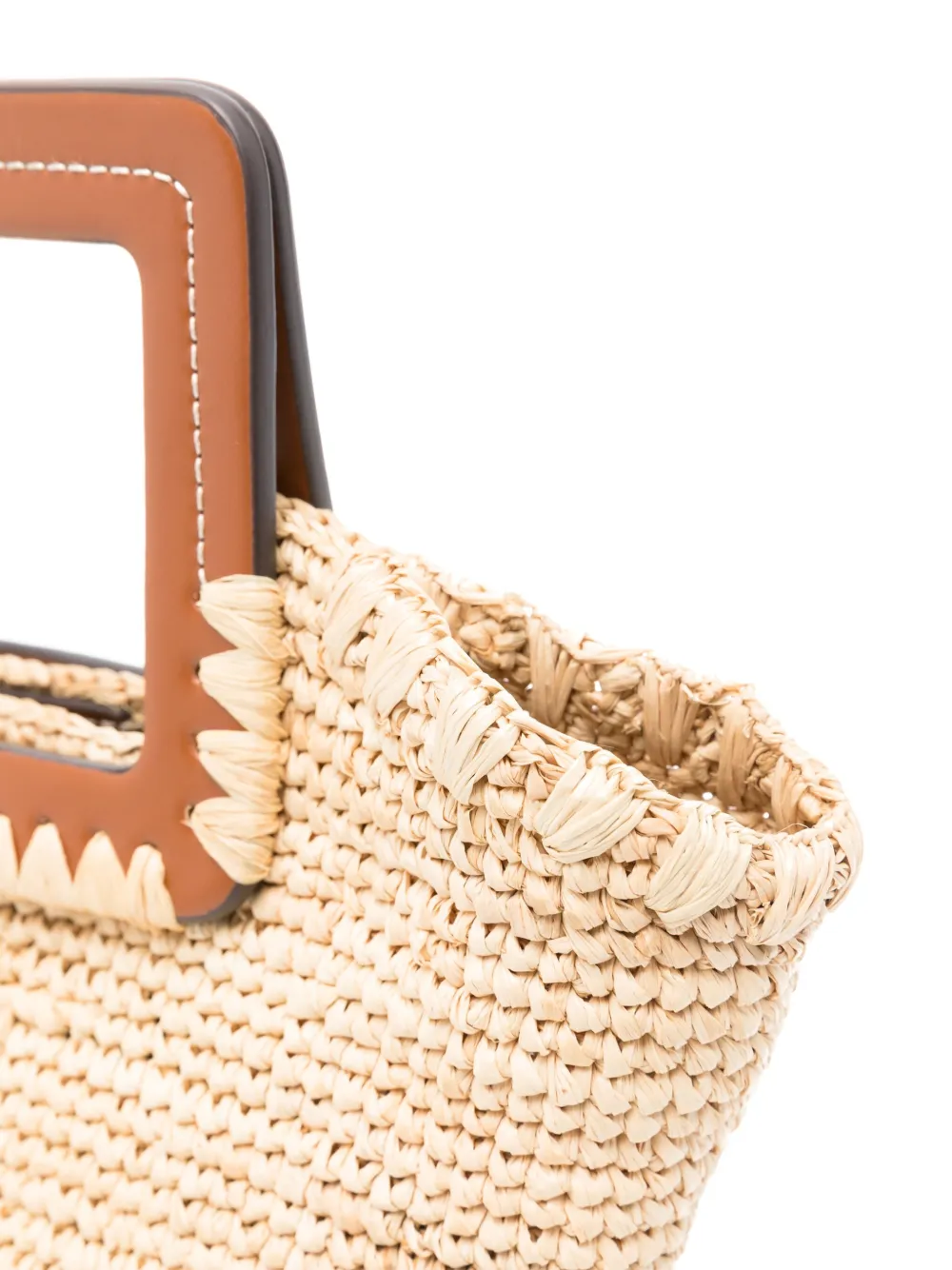 STAUD Shirley kleine shopper Beige