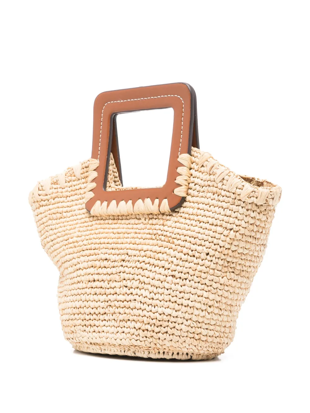 STAUD Shirley kleine shopper Beige
